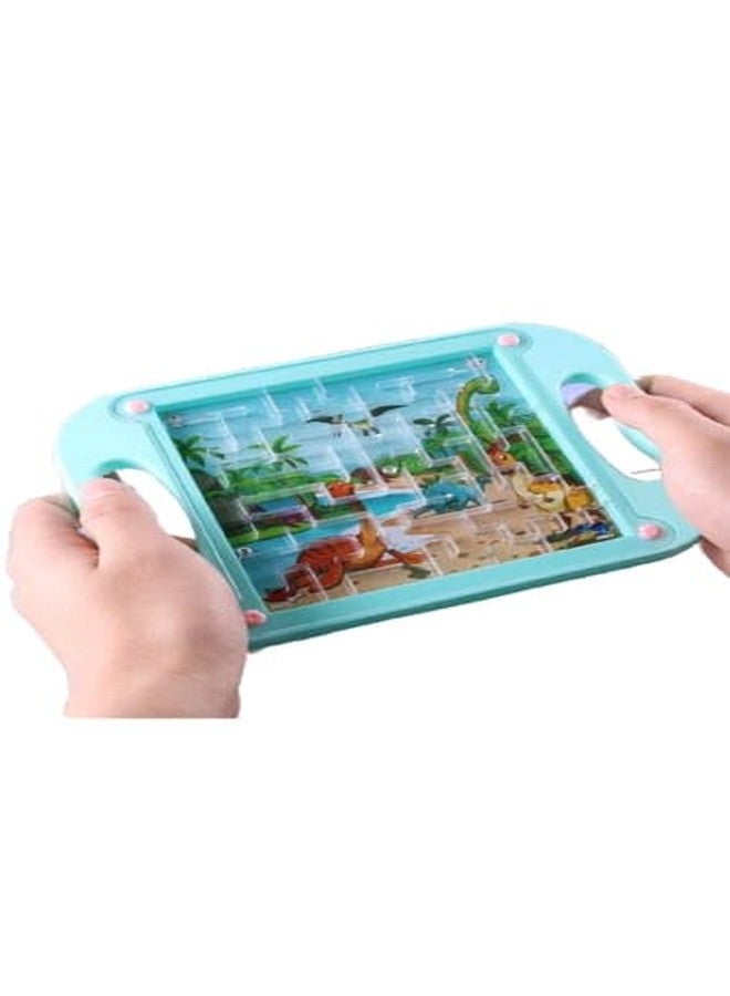 R.S Plastic with Glass covrer Labyrinth Game Ball in Maze Puzzle Game for Kids and Adults (2 pcs - Image 2
